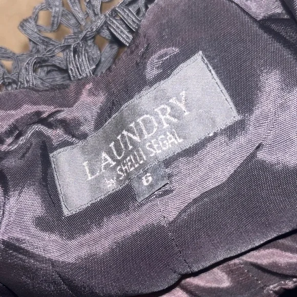 Elegant Black Halter Dress lace back high neck 6 - Picture 5 of 5